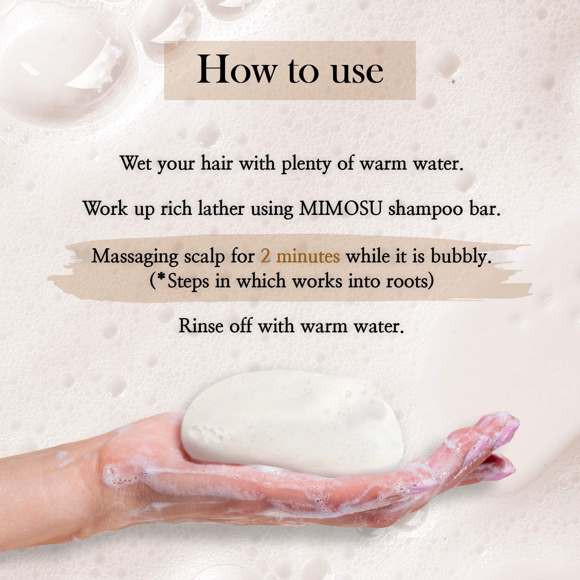 Mimosu hair care product ingredients list