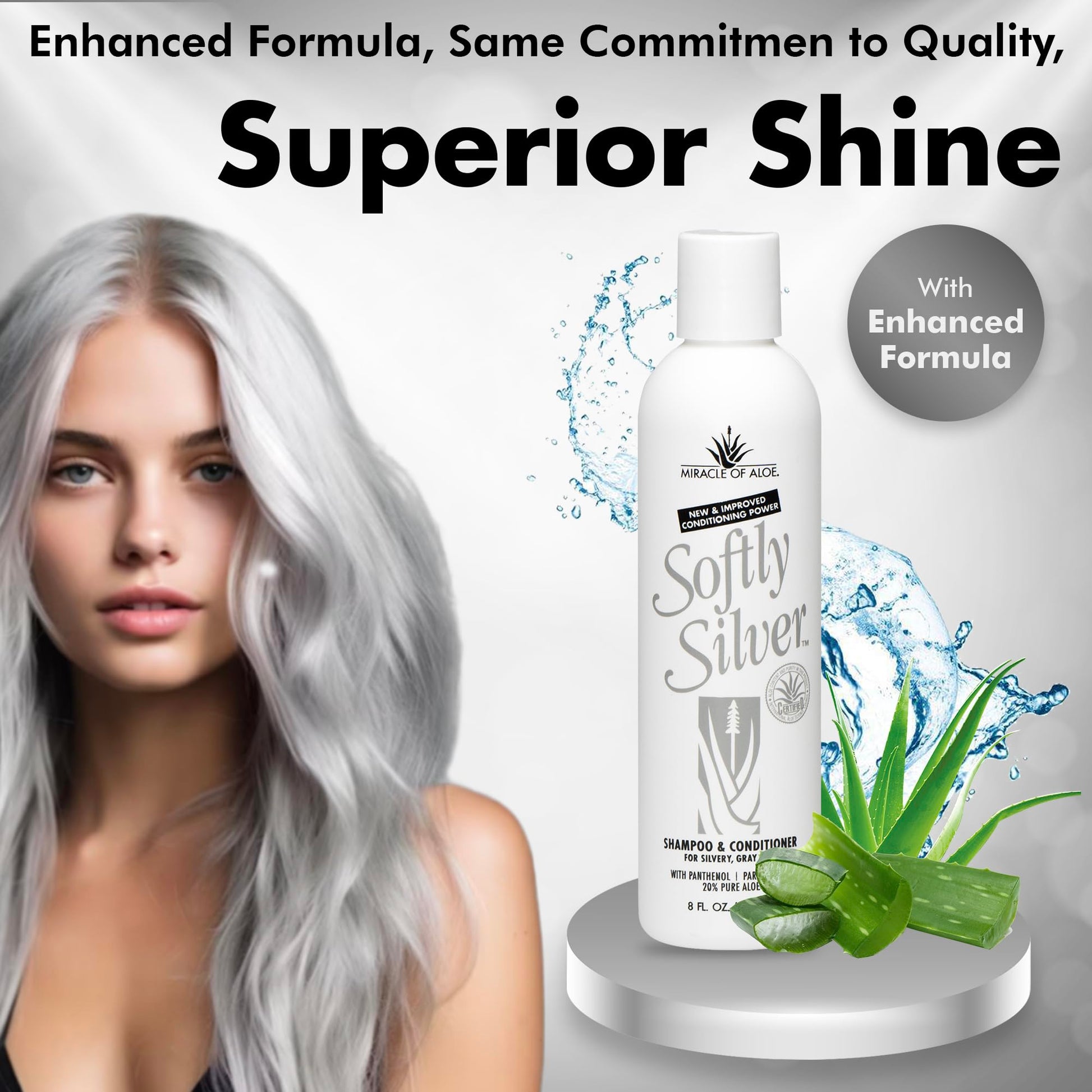 Miracle of Aloe restorative hair wash for mature hair