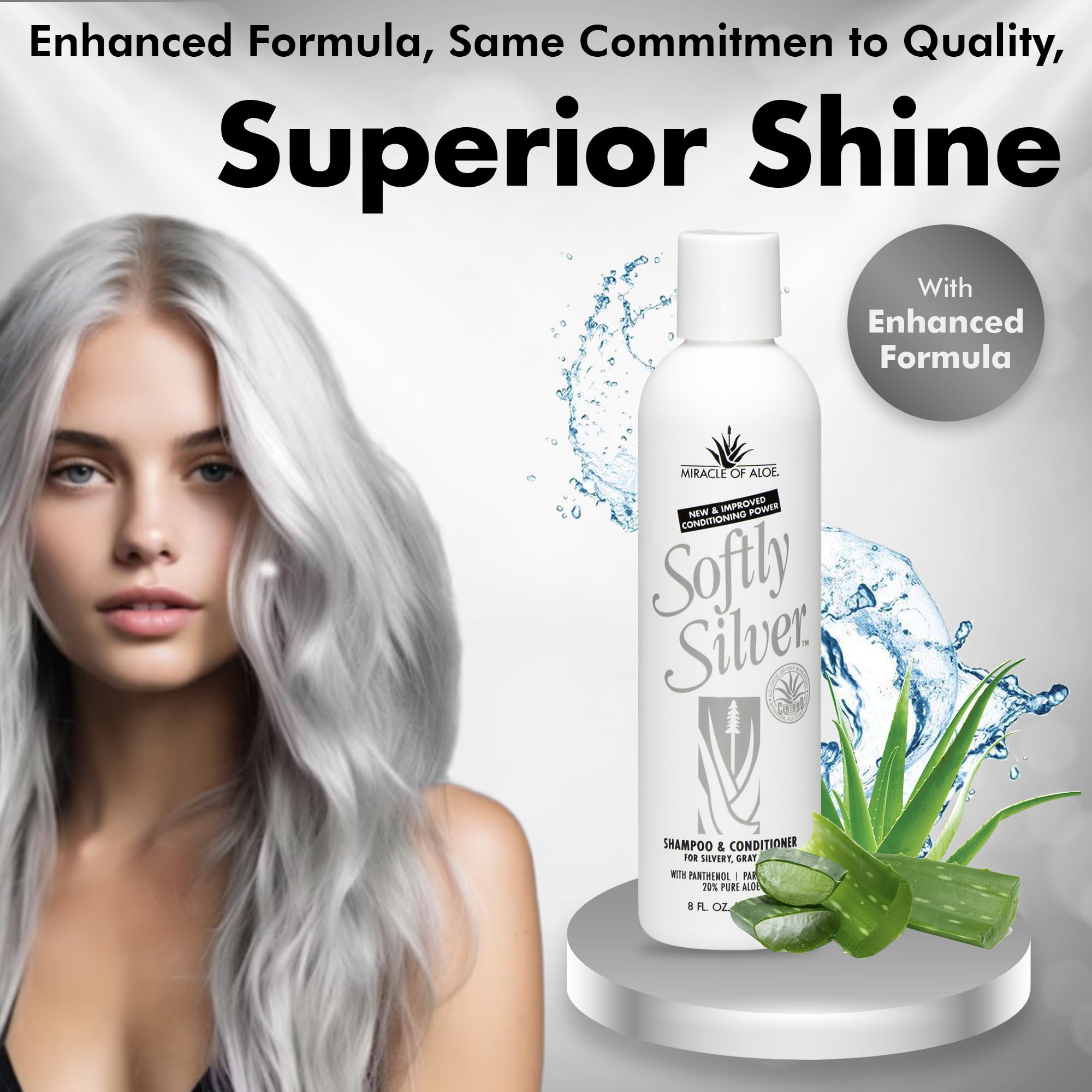 Miracle of Aloe restorative hair wash for mature hair