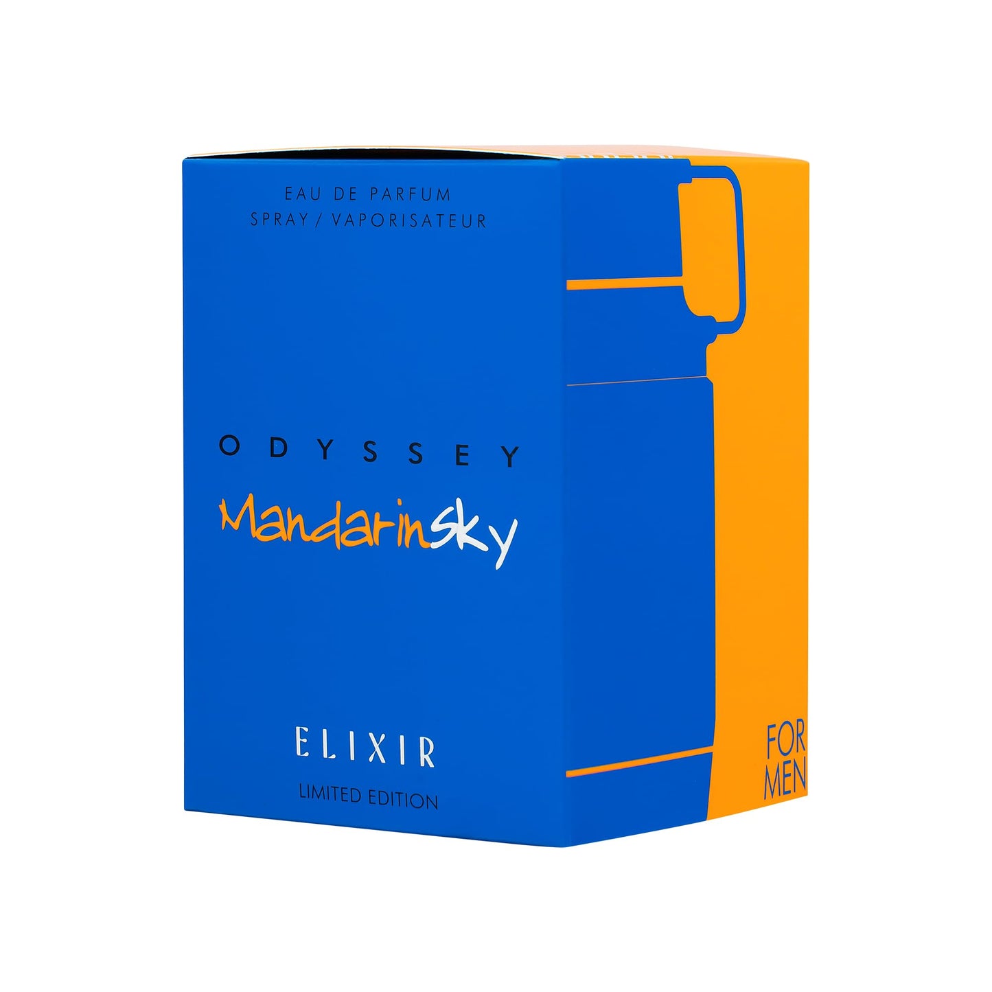 Armaf Odyssey Mandarin Sky Elixir 3.4 Ounce Eau De Parfum packaging details
