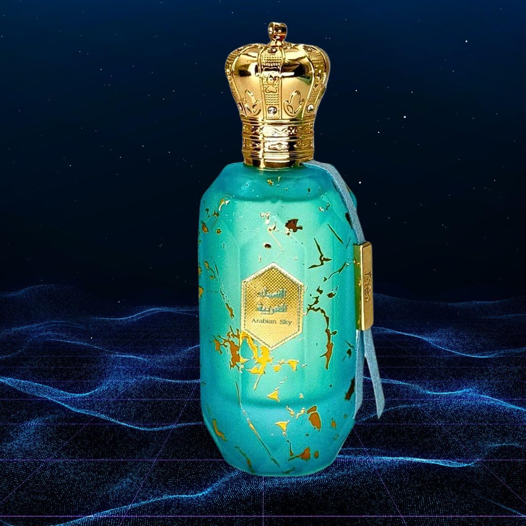 Side view of Armaf Arabian Sky luxury imported perfume for men and women