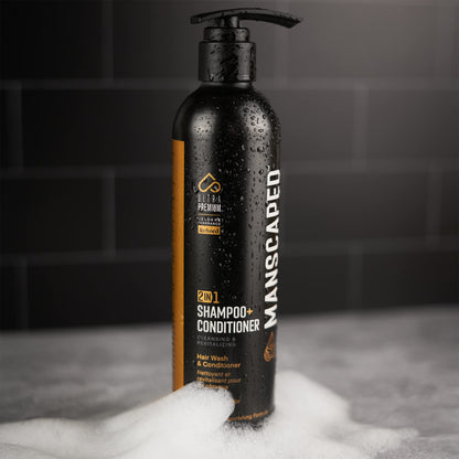 Full bottle view of Manscaped Refining The Gentleman hair care