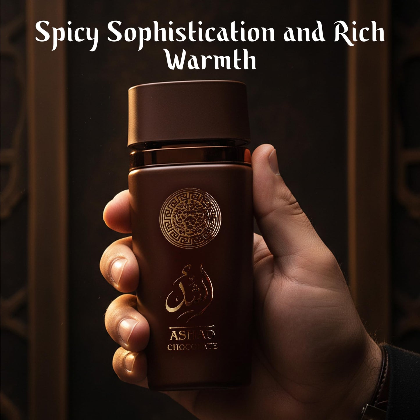 Saadah Ashad Chocolate premium imported oriental spicy perfume display