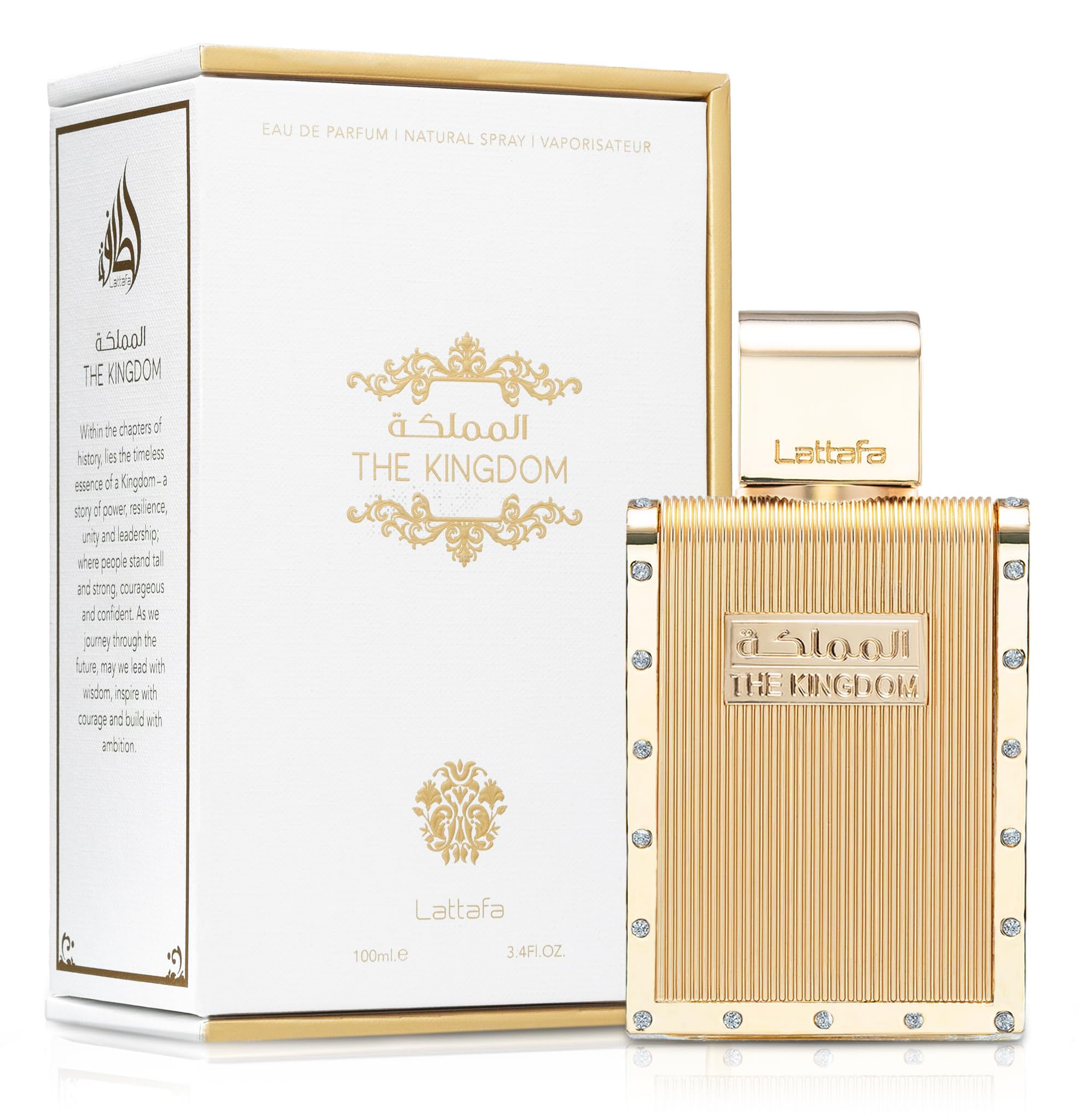 Lattafa The Kingdom long lasting Arabic perfume for men