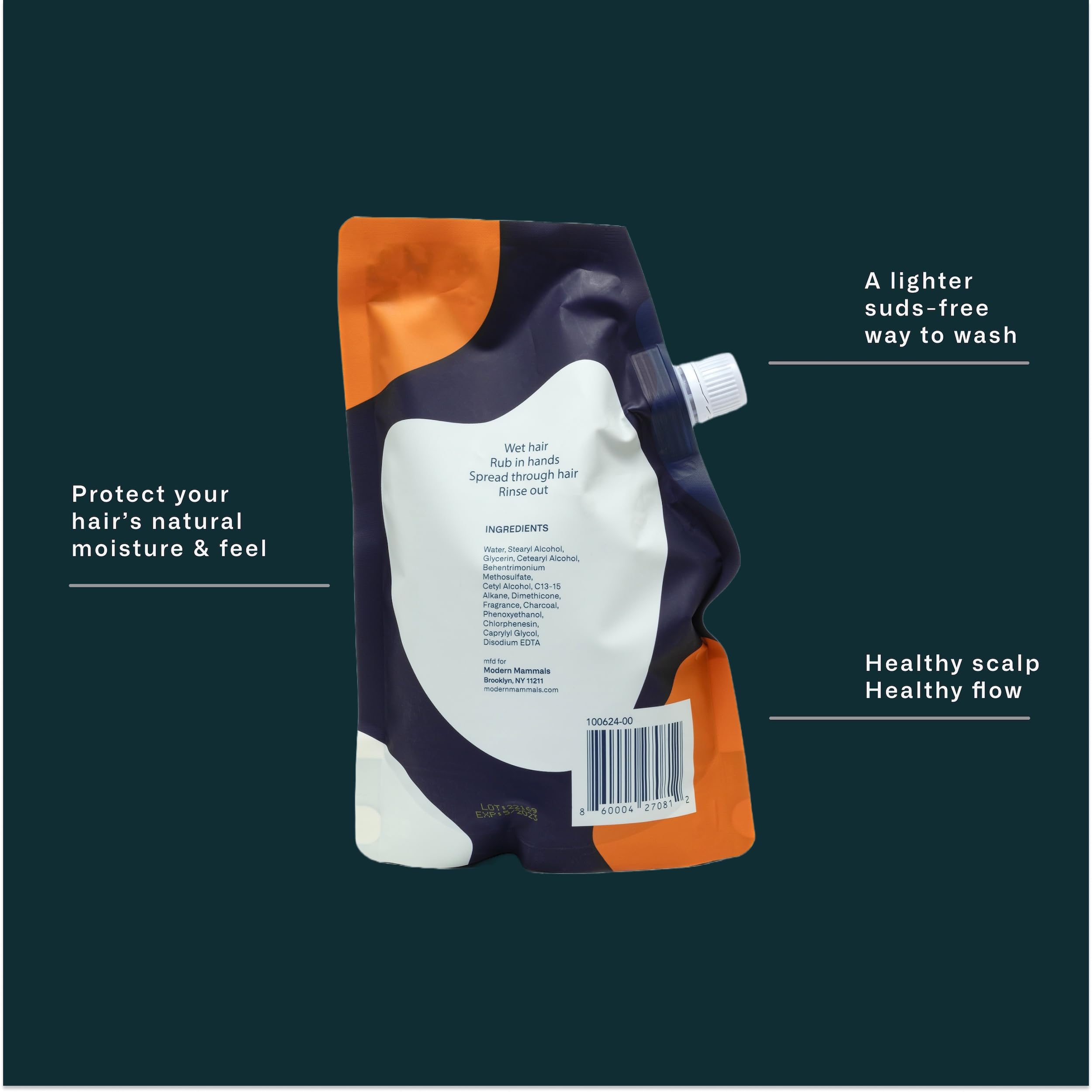 Modern Mammals Magic Mud men's grooming hair care refill bag