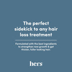 Hers Full Volume hair set ingredients and usage labels