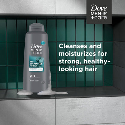 Texture of Dove Men Plus Care 2-in-1 shampoo and conditioner formula