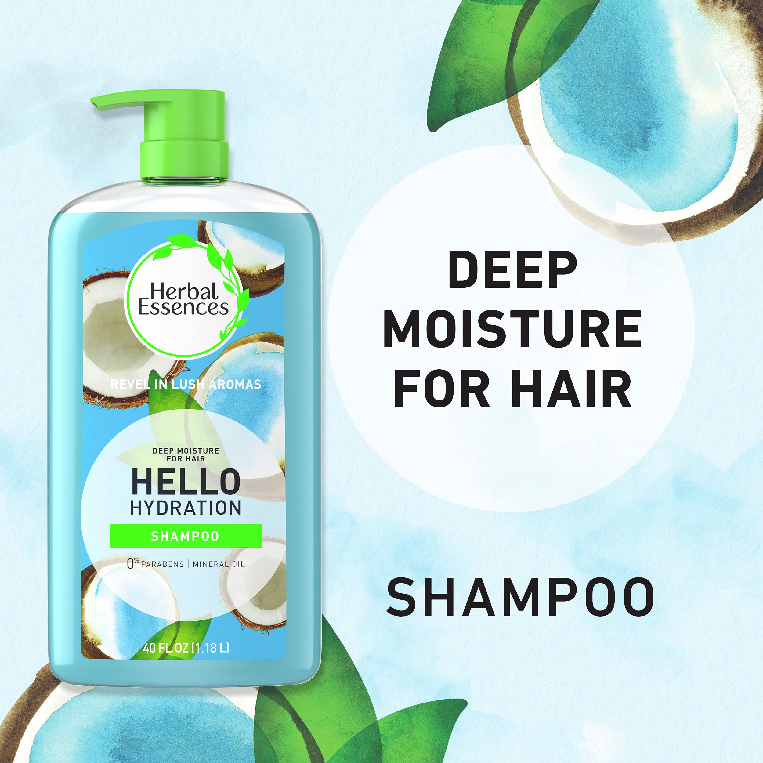 Herbal Essences coconut infused shampoo and conditioner 29.2 fluid ounce