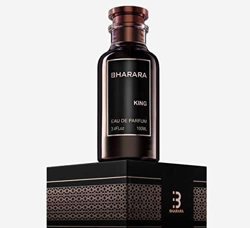 B Bharara King Eau De Parfum spray for men side angle showing authentic glass design