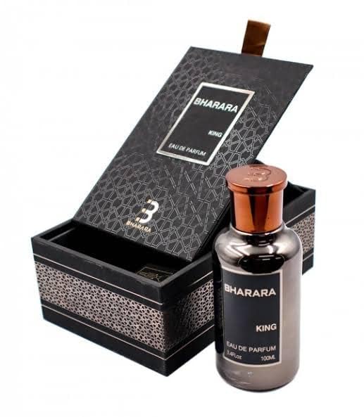 B Bharara King For Men 100ml fragrance bottle displaying the elegant cap design