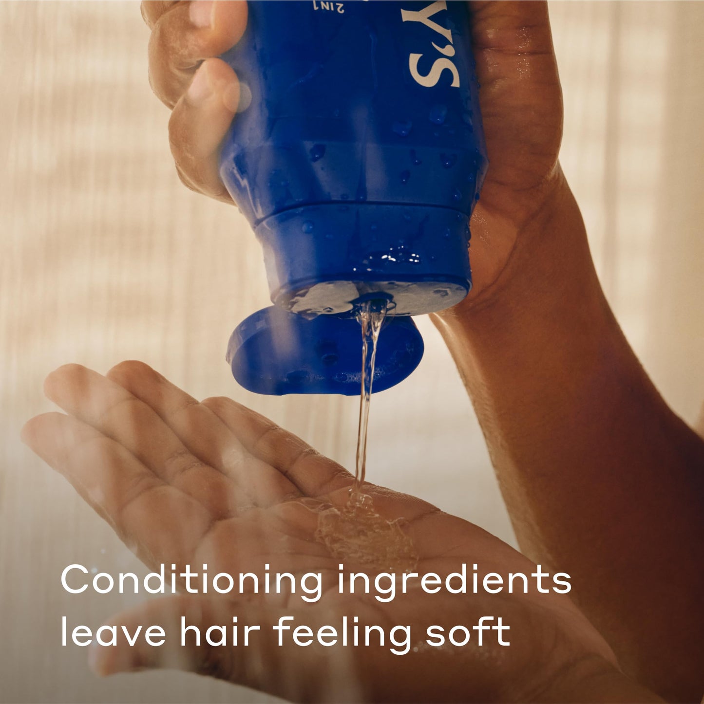 Harry's 14 fluid ounce shampoo and conditioner bottle