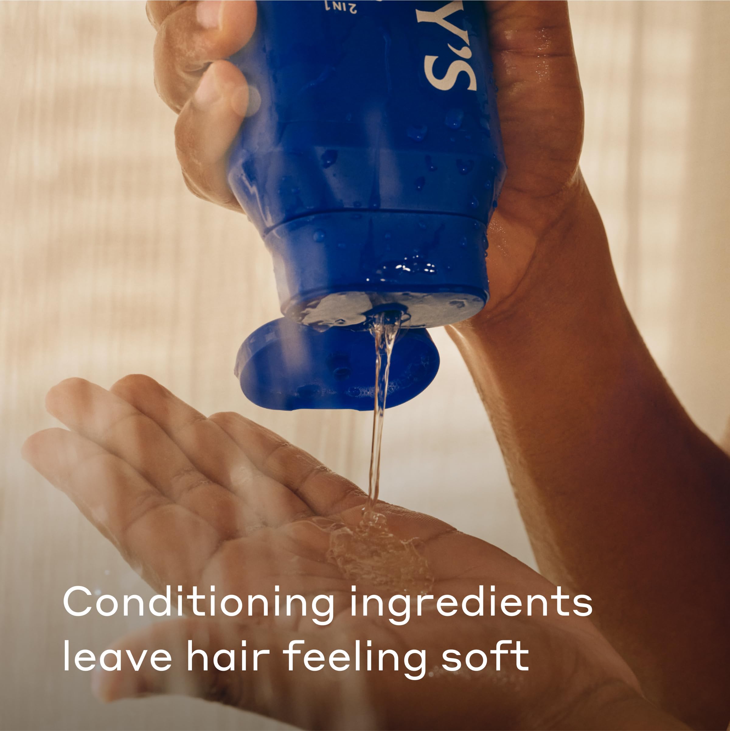 Harry's 14 fluid ounce shampoo and conditioner bottle