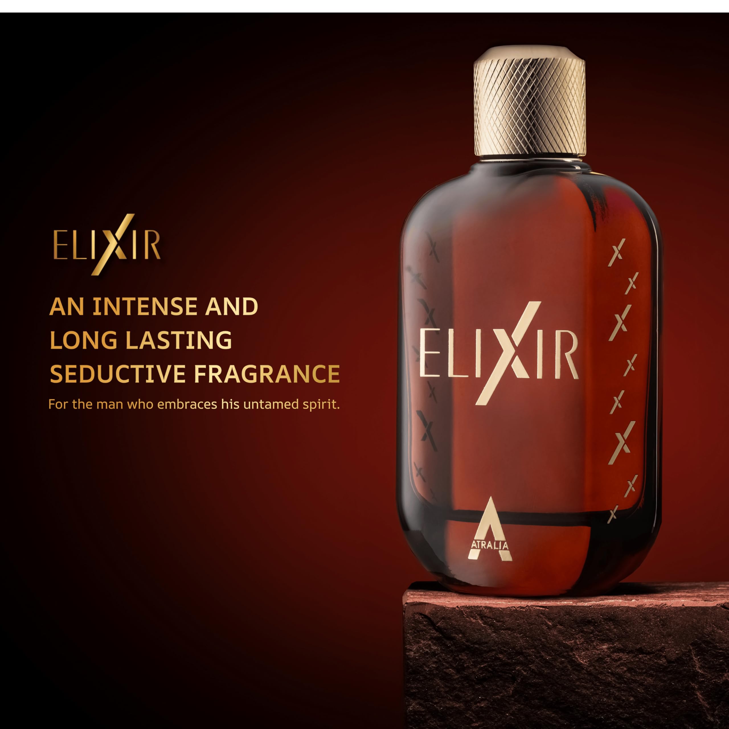 Atralia Elixir oriental fougere fragrance highlighting vanilla and lavender notes
