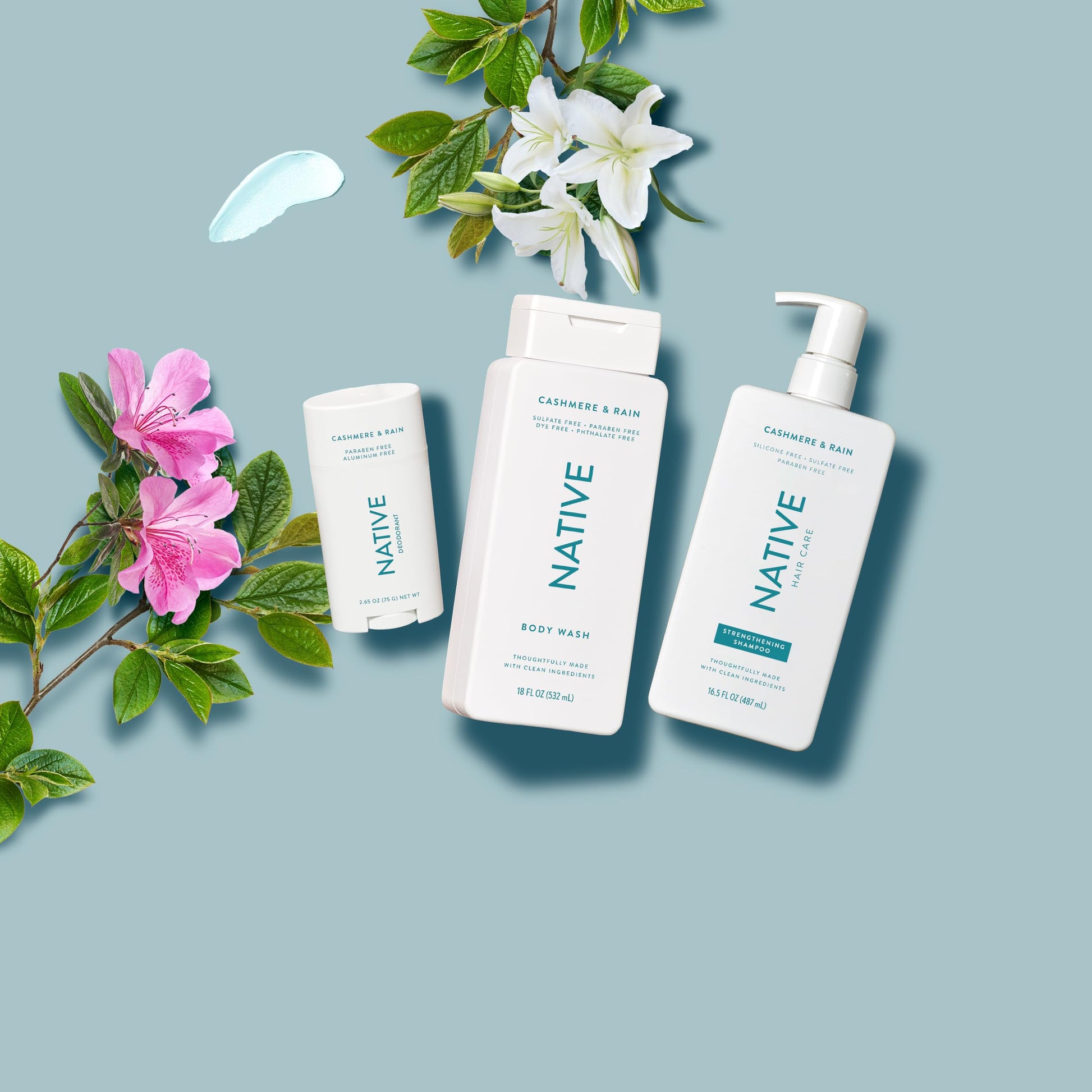 Native 2-in-1 hair care product for daily strengthening