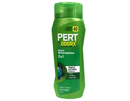 Six pack bundle of Pert classic clean shampoo plus conditioner side by side setup.