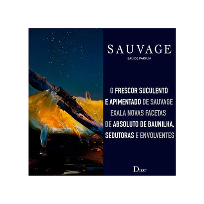 Authentic Christian Dior Sauvage premium fragrance bottle with signature magnetic cap