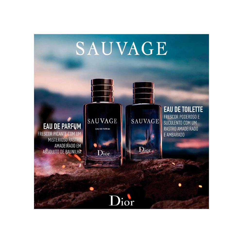 Christian Dior Sauvage luxury oriental fougere men perfume bottle display