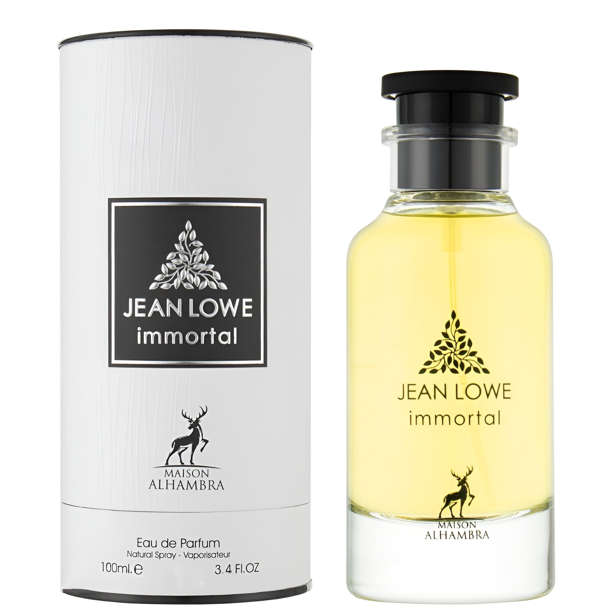 Maison Alhambra Jean Lowe Immortal 100 Milliliters packaging box