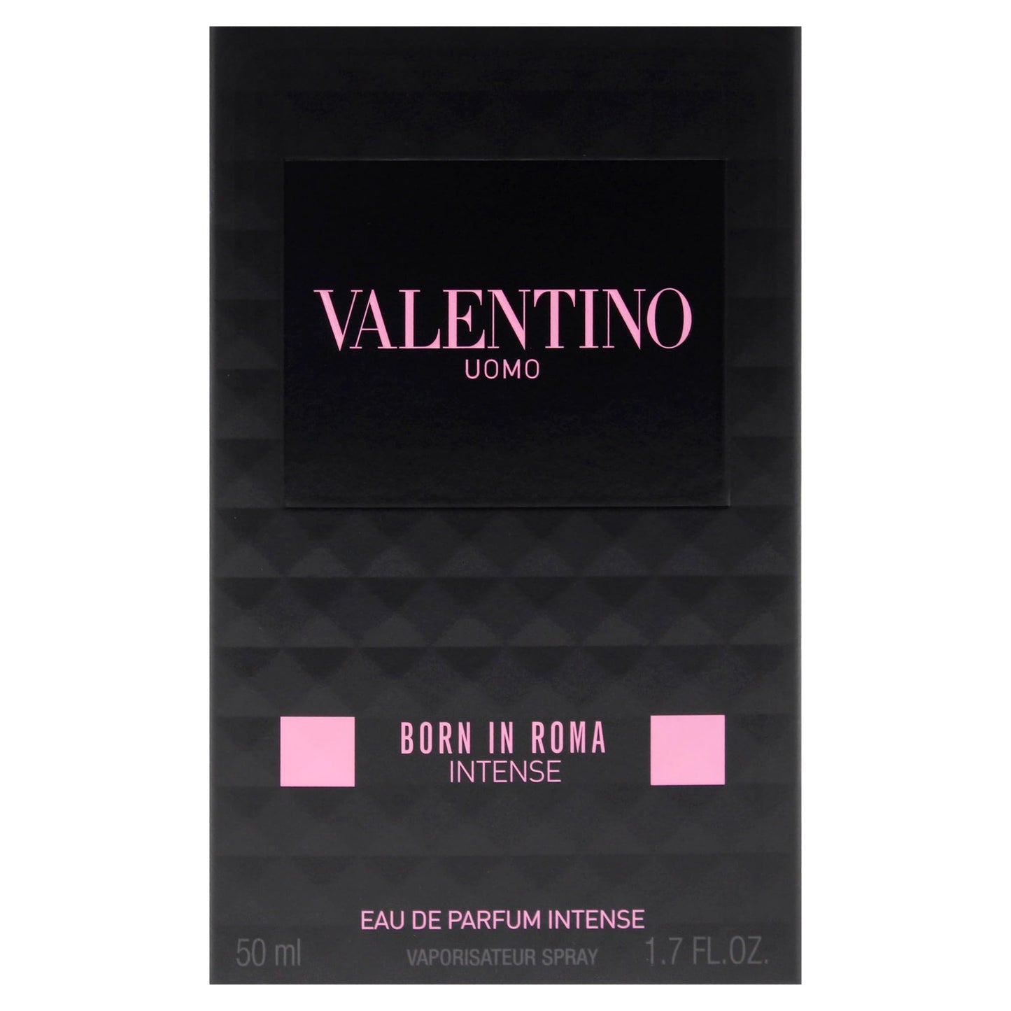 Close up of Valentino studded glass fragrance design