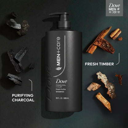 Detailed view of the charcoal and clay ingredients list