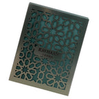 Rayhaan Terra imported unisex perfume bottle tilted slightly to reveal the rich liquid inside