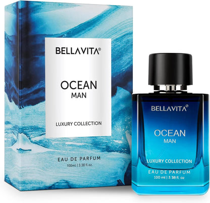 Bella Vita Luxury Ocean Eau De Parfum displaying the bottom batch code and official brand branding