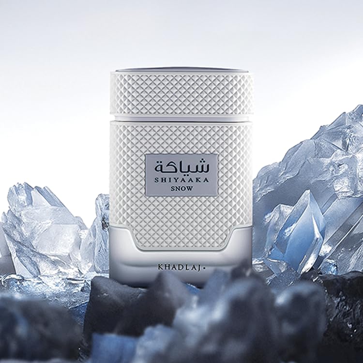 Authentic Khadlaj Shiyaaka Snow 3.4 Ounce luxury fragrance spray
