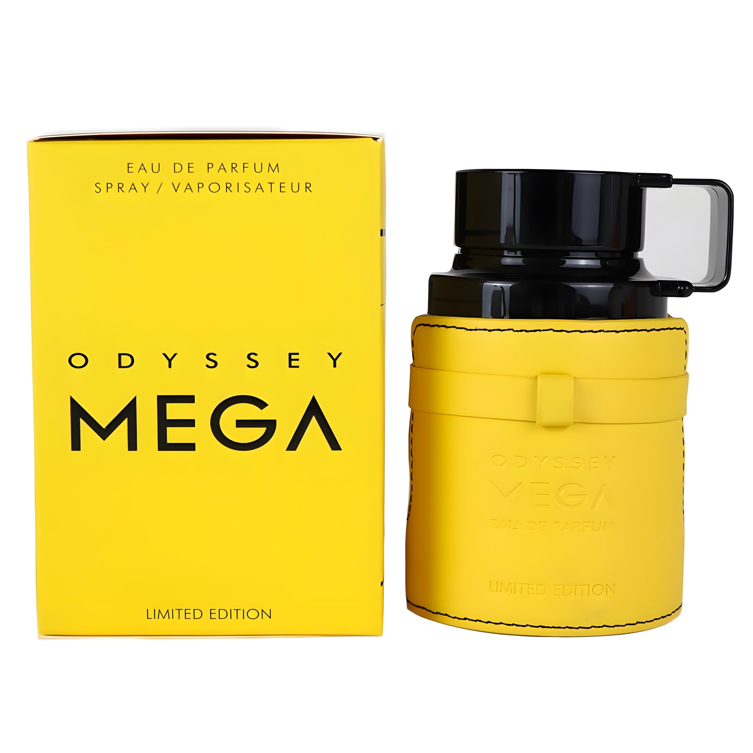 Armaf Odyssey Mega Man long lasting woody aromatic perfume spray packaging