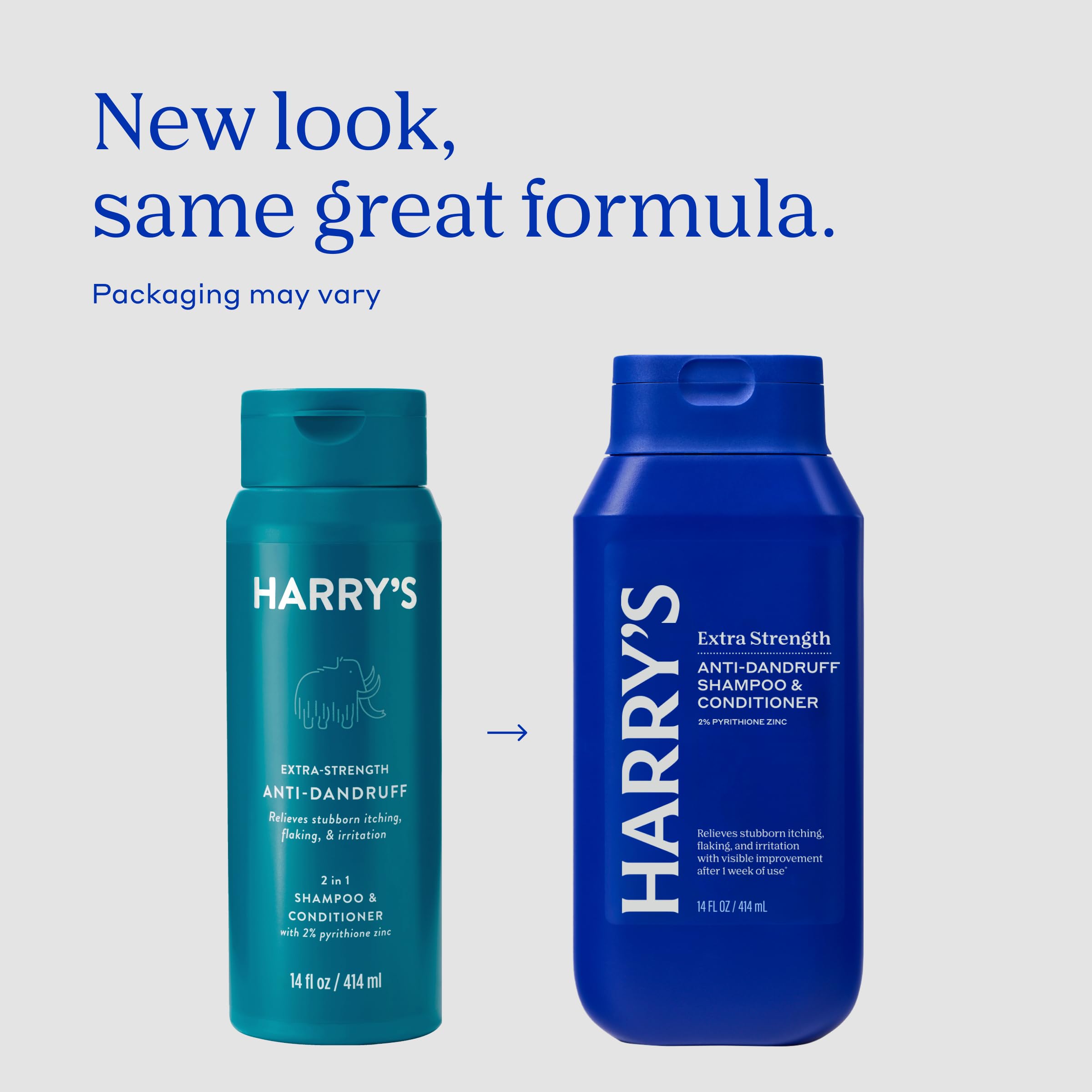 Harry's Men's Anti-Dandruff Shampoo 14 Fluid Ounces bottle