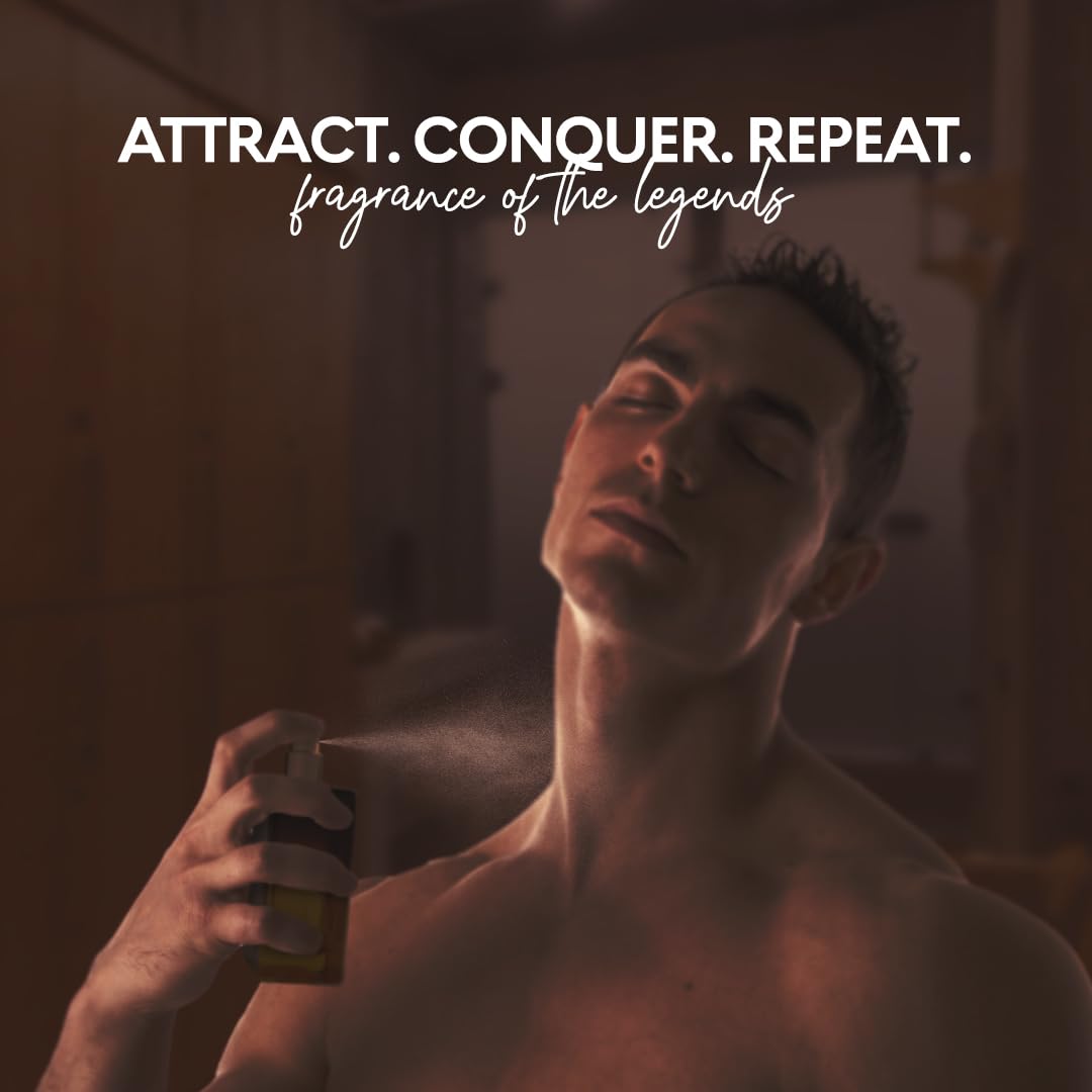 Bella Vita Luxury GOAT premium masculine perfume spray close up