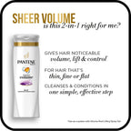 Pantene 2 in 1 shampoo and conditioner cap and pump design