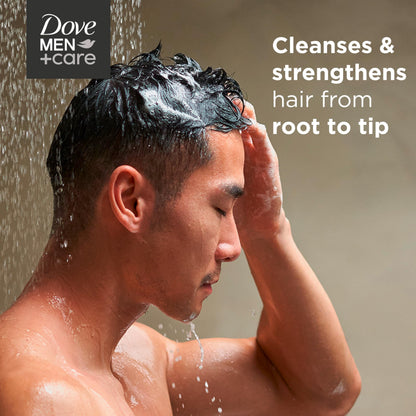 Texture of Dove Men Plus Care fortifying shampoo and conditioner