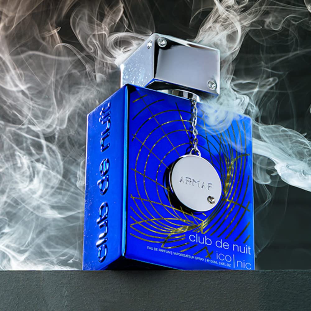 Armaf Club de Nuit Blue Iconic Eau de Parfum spray packaging display