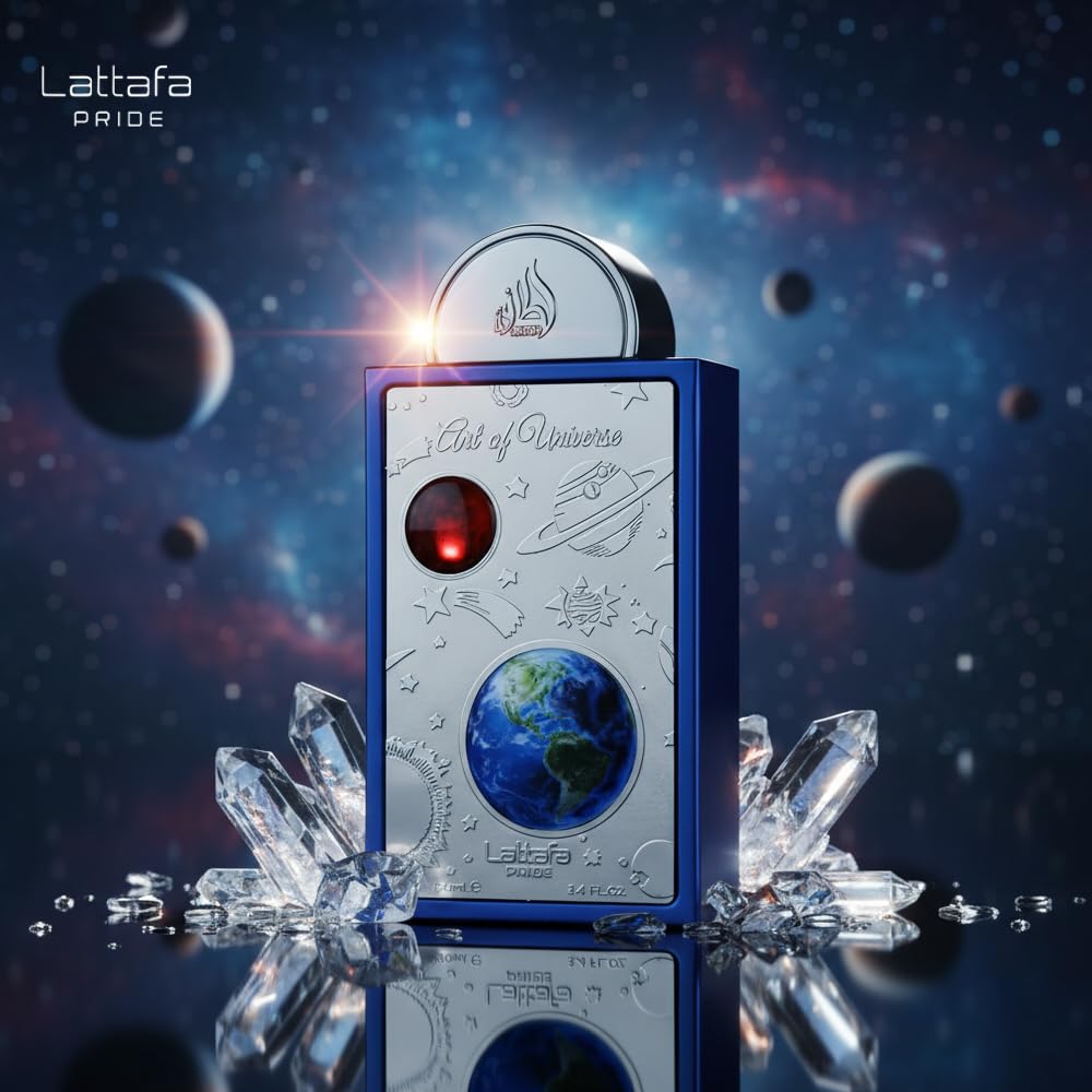 Lattafa Art of Universe Eau de Parfum spray box and presentation
