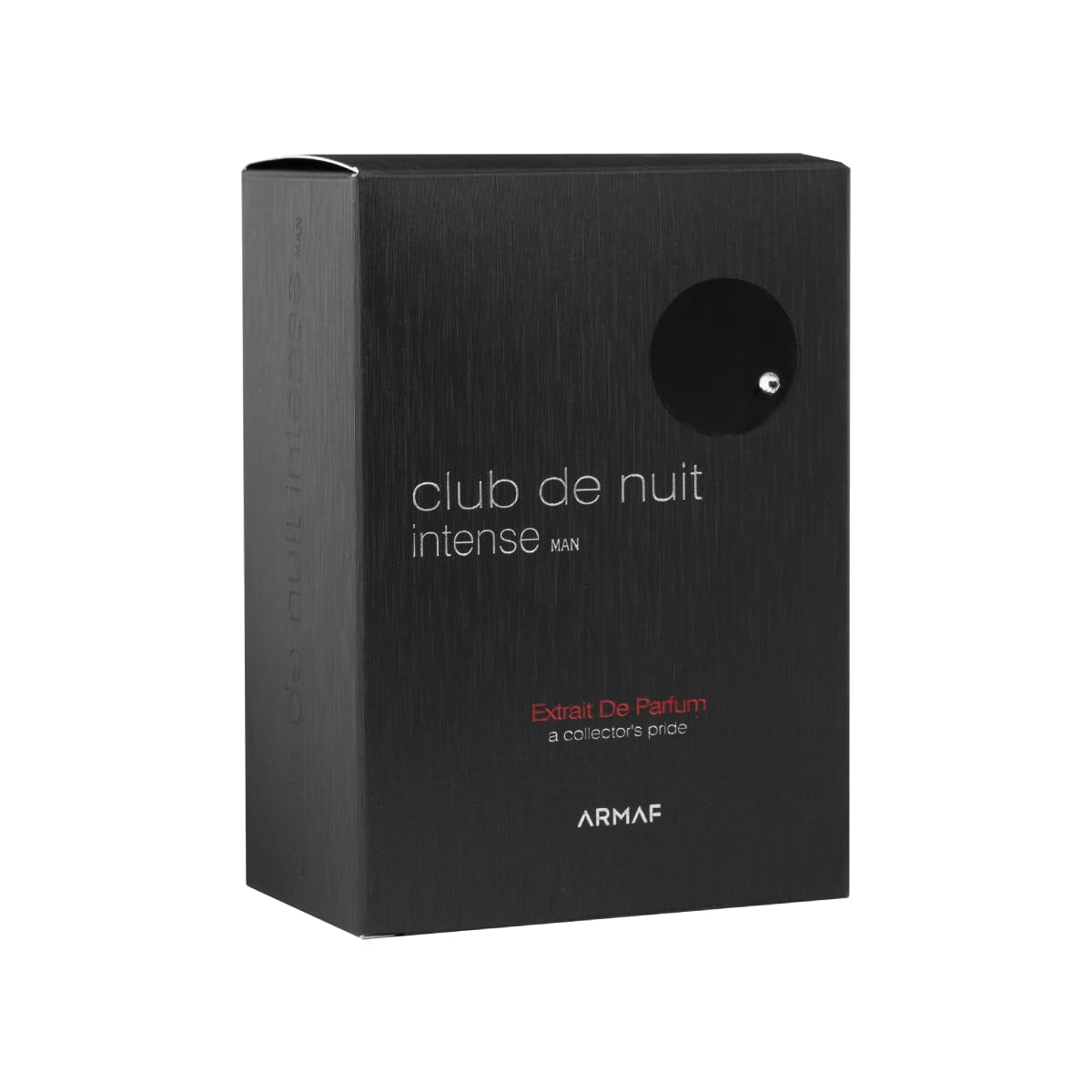 Armaf Club De Nuit Intense Man Extrait de Parfum 2.37 Fluid Ounce bottle with decorative silver chain