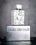 Armaf Club De Nuit Sillage Eau de Parfum 105ml spray highlighting the geometric luxury bottle construction