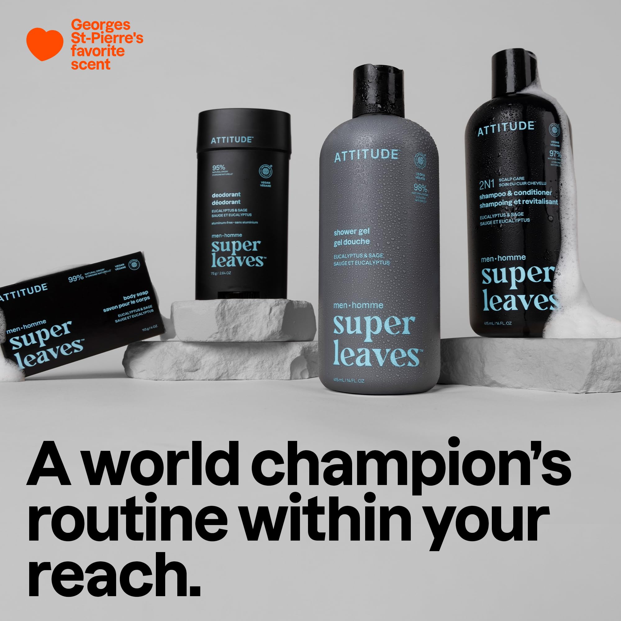 Texture and consistency demonstration of Attitude scalp care shampoo