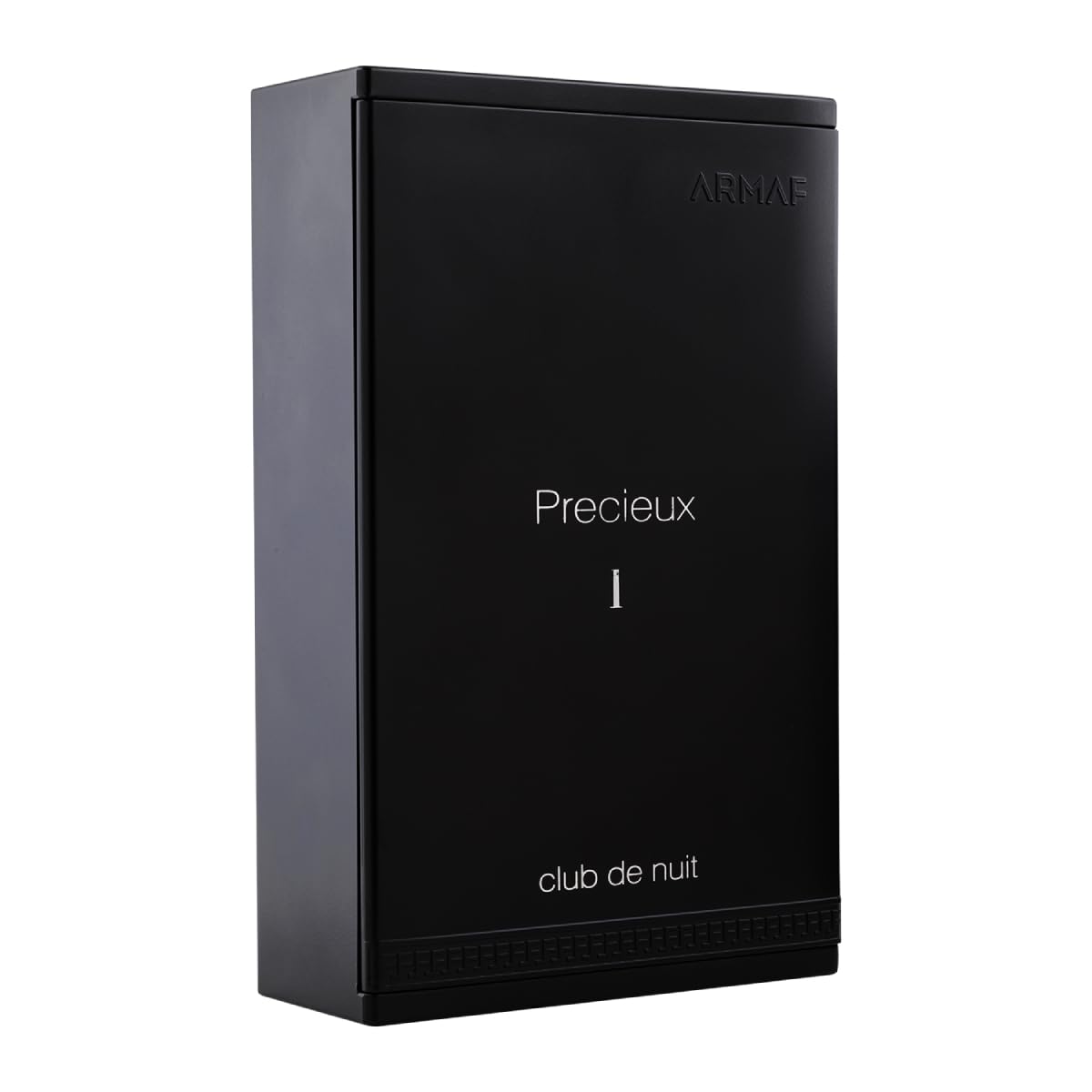 Armaf Club De Nuit Precieux I perfume bottle showing luxury details and gold accents