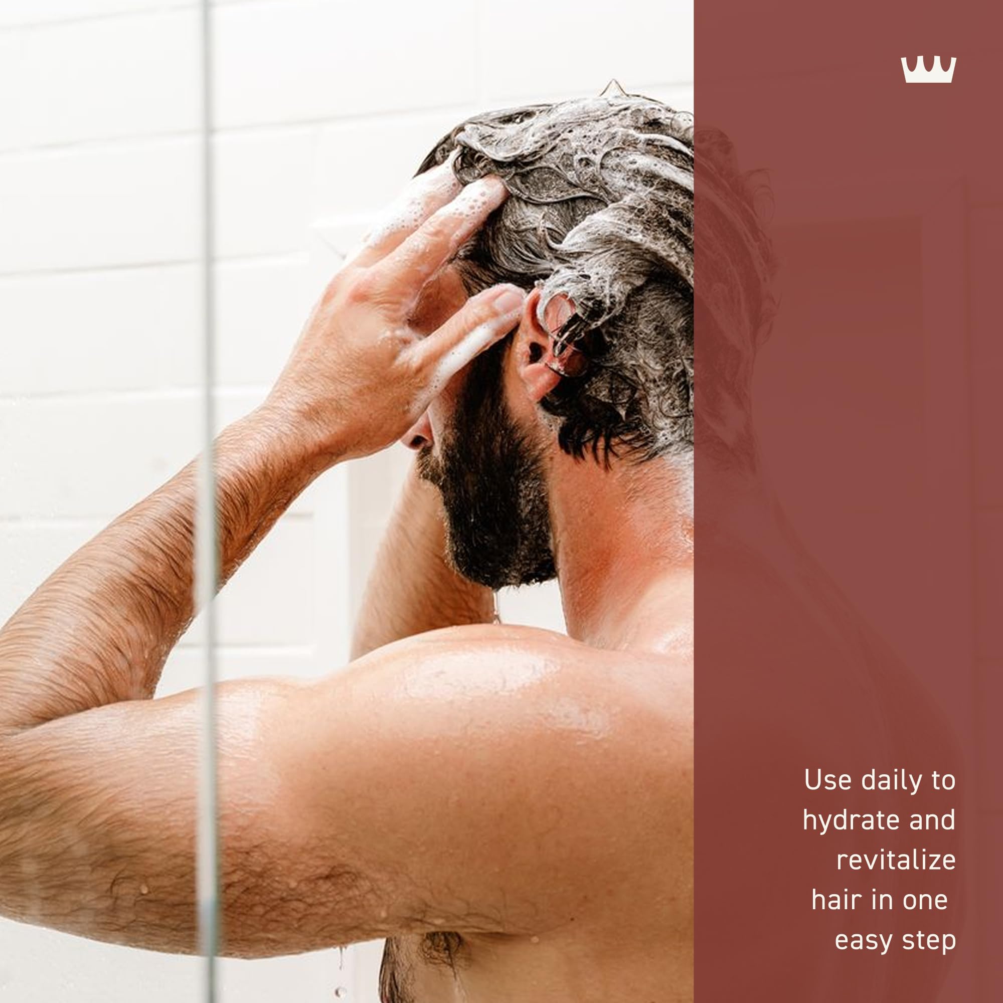 Professional barber grade shampoo for all hair types