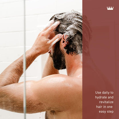Professional barber grade shampoo for all hair types