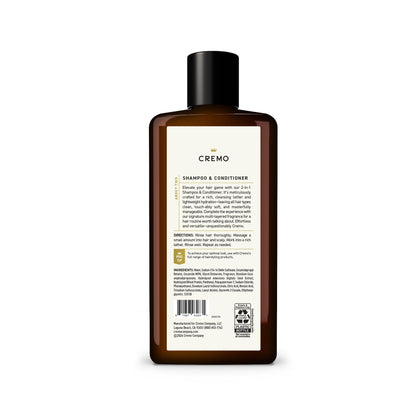 Cremo Bourbon and Oak branding on bottle label