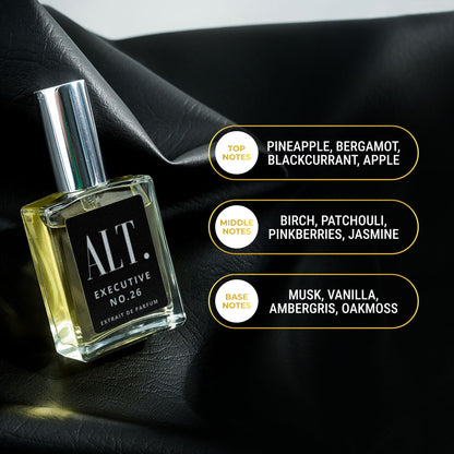ALT Fragrances Executive Number 26 60ml imported perfume packaging and branding
