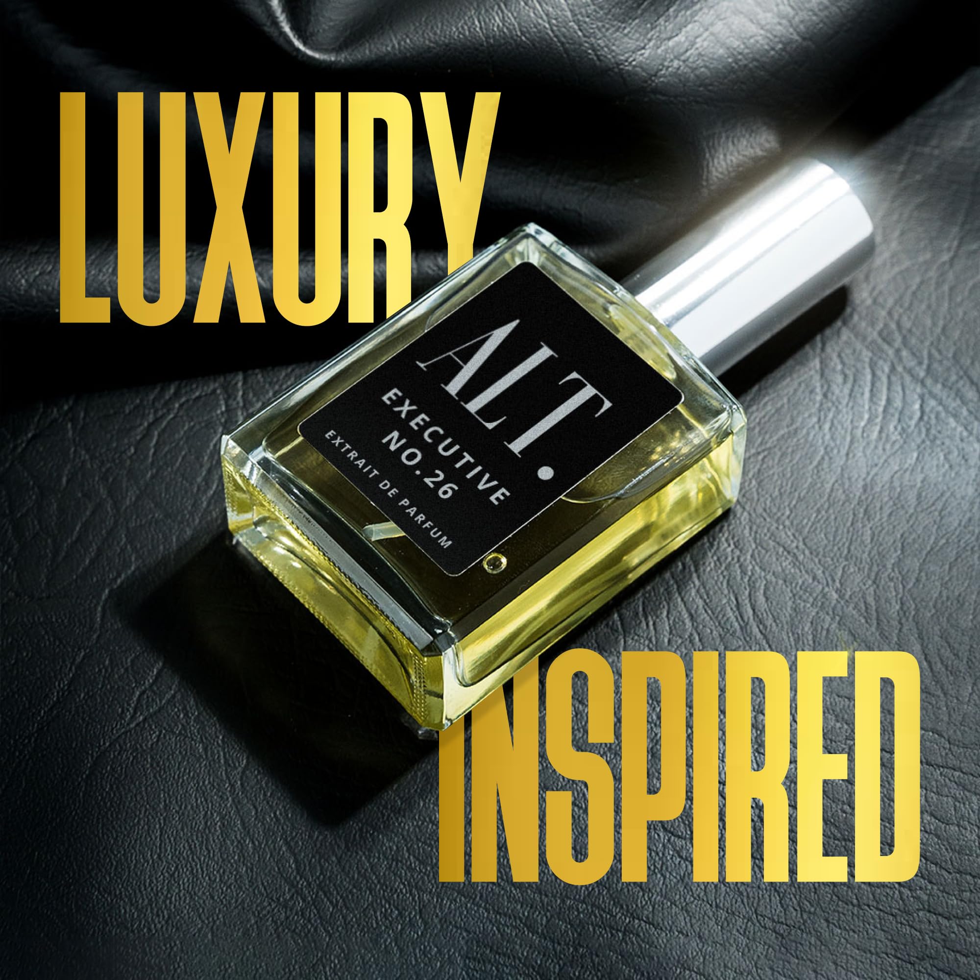 ALT Fragrances Executive Number 26 authentic luxury cologne display
