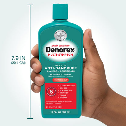 Denorex medicated shampoo and conditioner texture and application