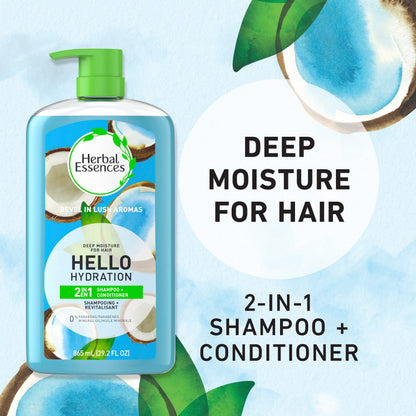 Herbal Essences 29.2 fluid ounce bottle moisturizing hair care