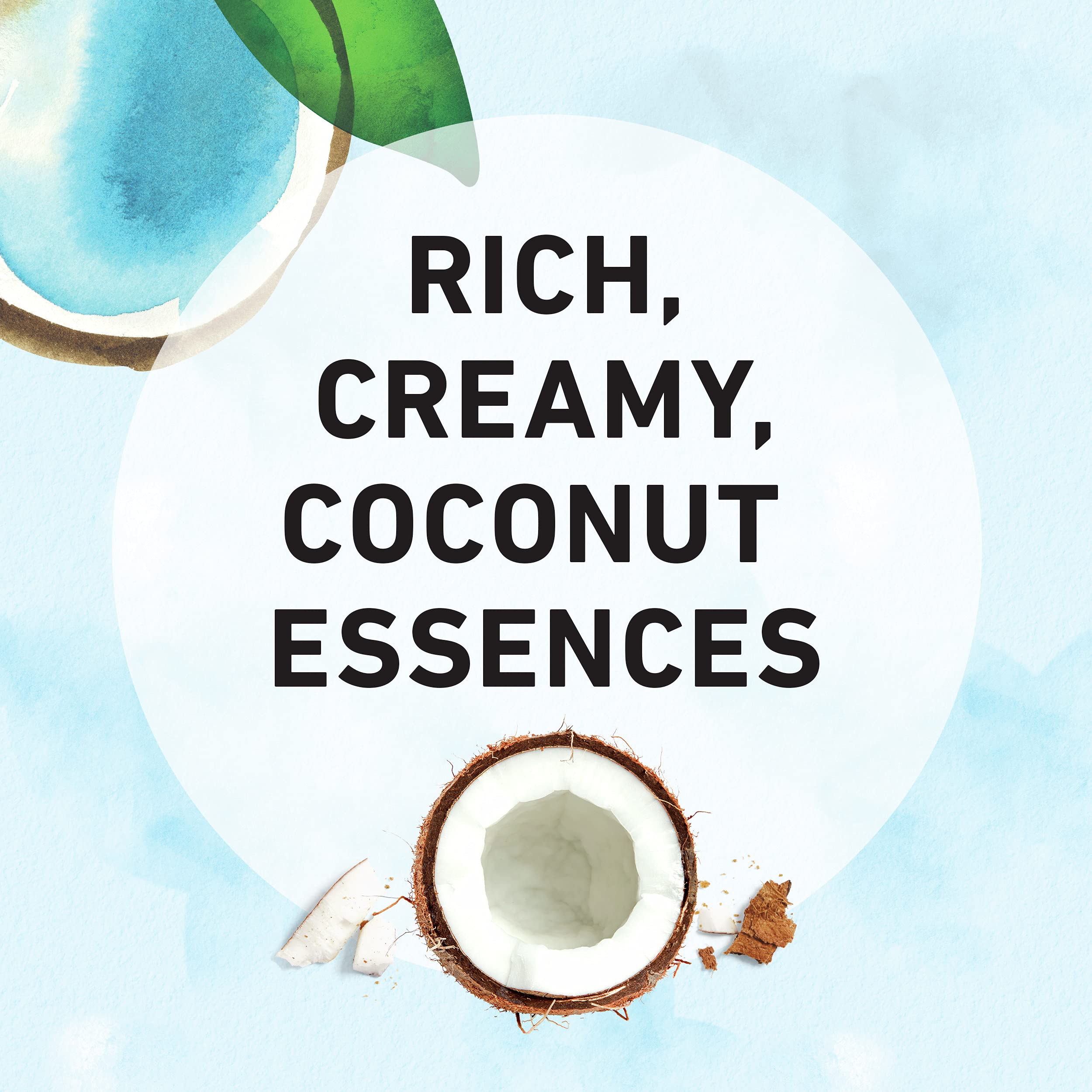 Coconut essence branding on Herbal Essences 2-in-1 bottle