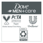 Side profile of Dove Men Plus Care dandruff defense hair product