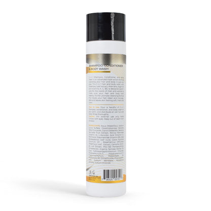 Temba Miami 3 in 1 moisturizing cleanser bottle for gym and travel convenience.