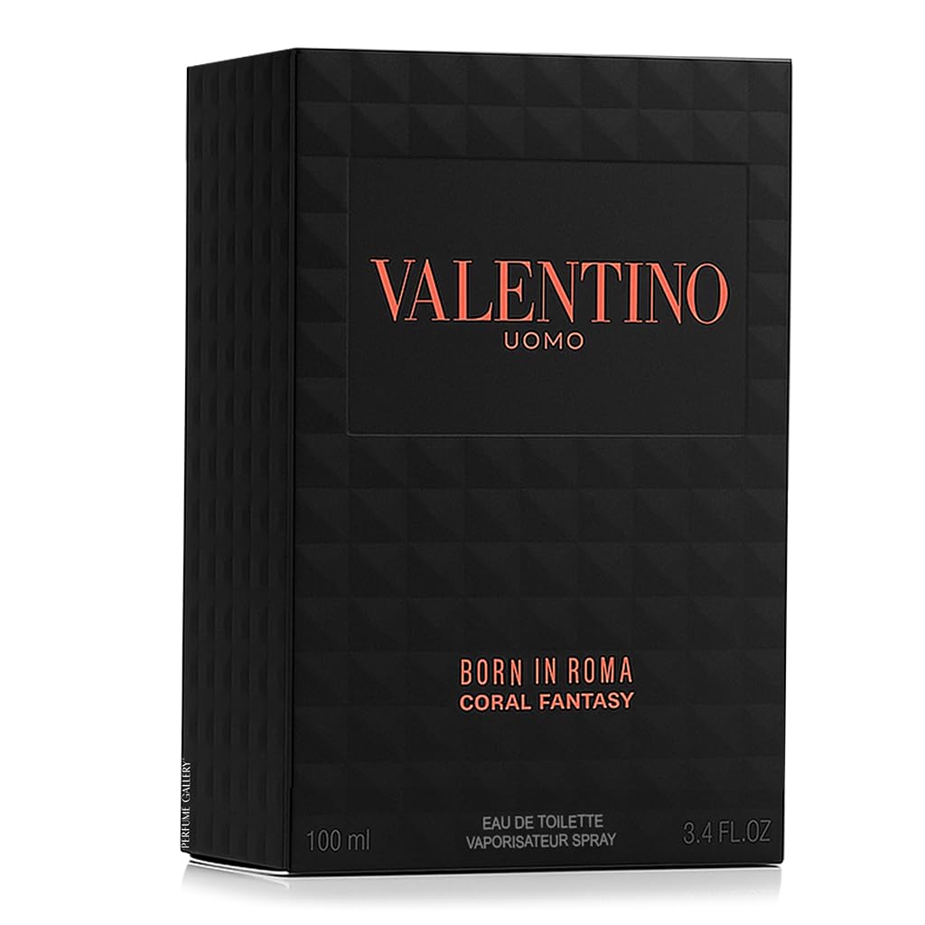 Authentic Valentino Uomo Coral Fantasy 100 ml spray package