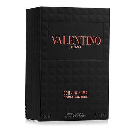 Authentic Valentino Uomo Coral Fantasy 100 ml spray package